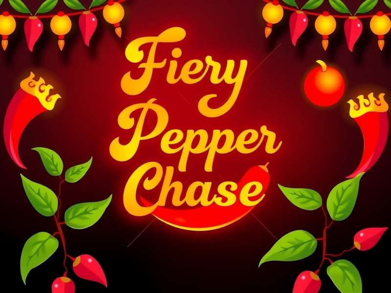 Fiery Pepper Chase Game Banner